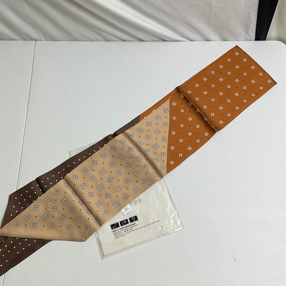 Stylish Brown, Cooper,  and Tan Scarf